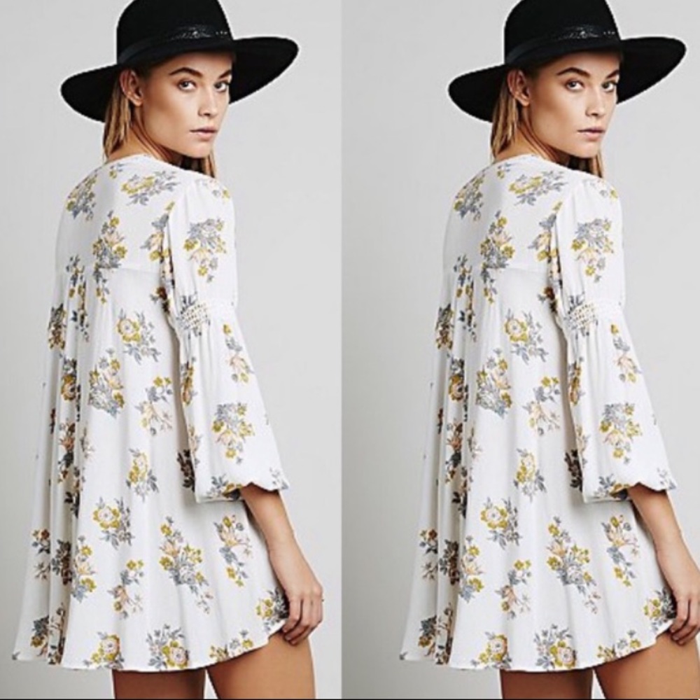 Free People floral tunic